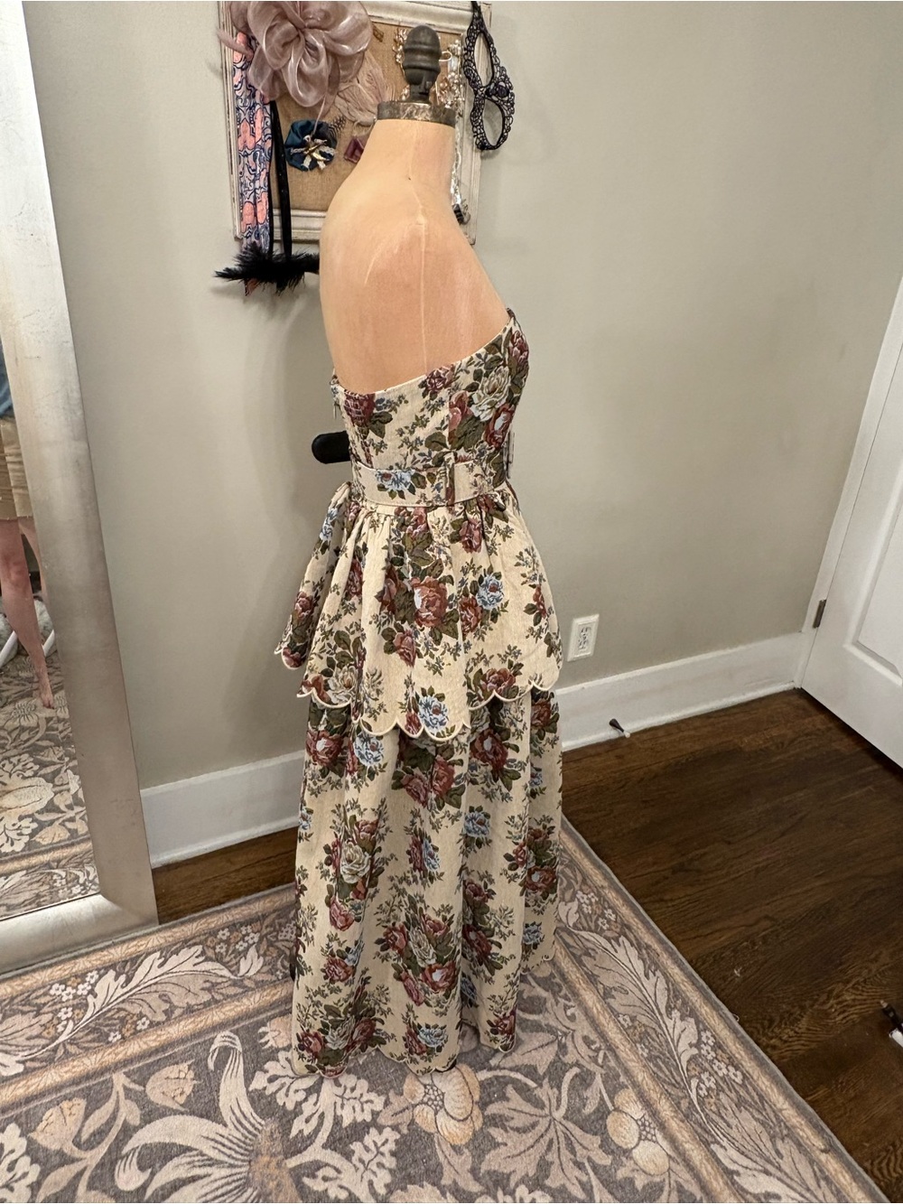 Mable Strapless Floral Maxi Dress - Picture 7 of 12